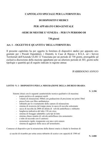 CT uro genitale - Azienda Ulss 12 veneziana