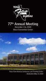 77th Annual Meeting - Texas Farm Bureau