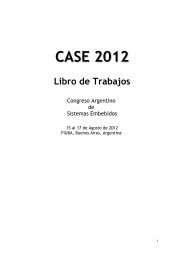 CASE 2012 Libro de Trabajos - Simposio Argentino de Sistemas ...