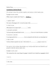 Commonly Confused Words Worksheet - St. Edwards University