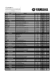 20111123 Yamaha Retail Price.pdf - ultrahorizont.com.ua