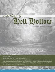 A History of Hell Hollow - Lake Metroparks
