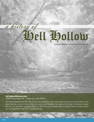 A History of Hell Hollow - Lake Metroparks