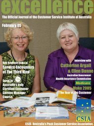 Issue 5 - Customer Service Institute of Australia