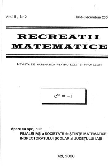 format .pdf, 6.6 MB - RECREAÅ¢II MATEMATICE