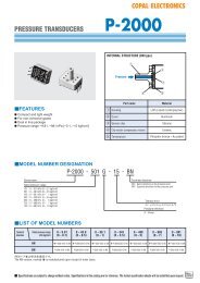 Pressure transducer P-2000