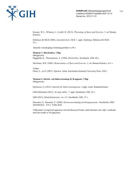 Termin_2_Idrott II_inr_halsa_30hp(HGIDH2)rev20121121.pdf - GIH