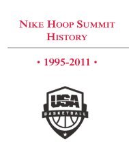 • 1995-2011 • - USA Basketball