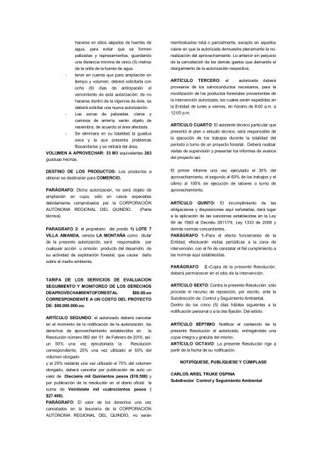 Boletín Ambiental Julio y Agosto 2010 - Corporación Autónoma ...