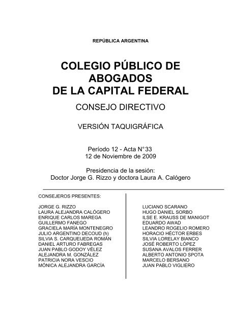 12 - Colegio PÃºblico de Abogados de la Capital Federal
