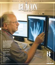 In this Issue: In this Issue: - Beebe Medical Center