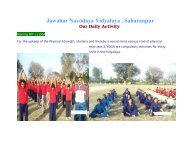 Our Daily Activities - Saharanpur