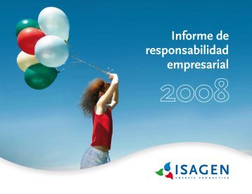 Informe de Responsabilidad Empresarial 2008 - Isagen