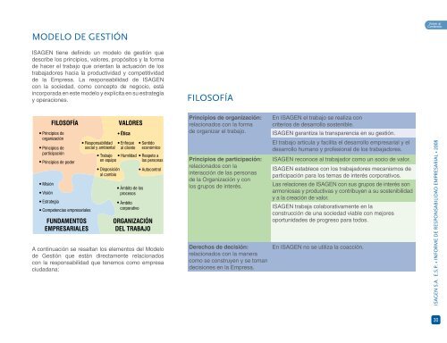 Informe de Responsabilidad Empresarial 2008 - Isagen