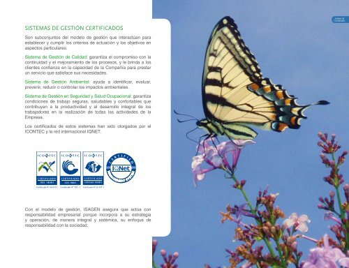 Informe de Responsabilidad Empresarial 2008 - Isagen