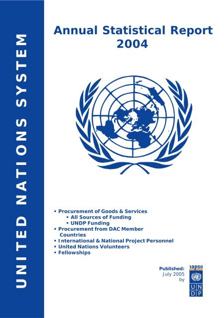 Annual Statistic Report 2004 - UNITED NATIONS SYSTEM