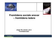 Fremtidens sociale ansvar - Fremtidsforskeren Jesper Bo Jensen