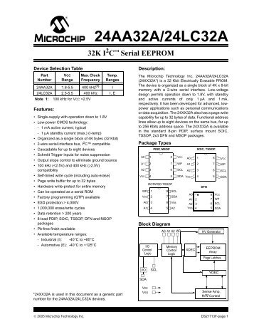24AA32A/24LC32A - Parallax Inc