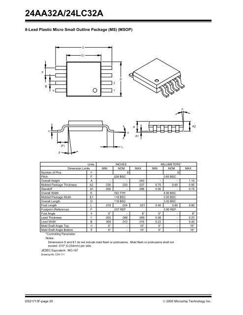 24AA32A/24LC32A - Parallax Inc