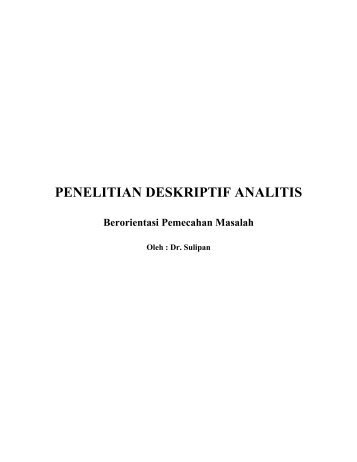 Berorientasi Pemecahan Masalah