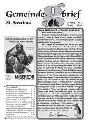 Download Gemeindebrief Nr. 1/2009 - Pastoralverbund Wendener ...