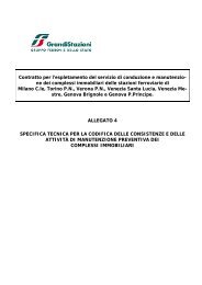 Allegato n. 4 al Capitolato Tecnico (.pdf 112 KB ) - Grandi Stazioni ...