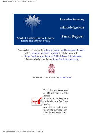 South Carolina Public Library Economic Impact Study - Illinois