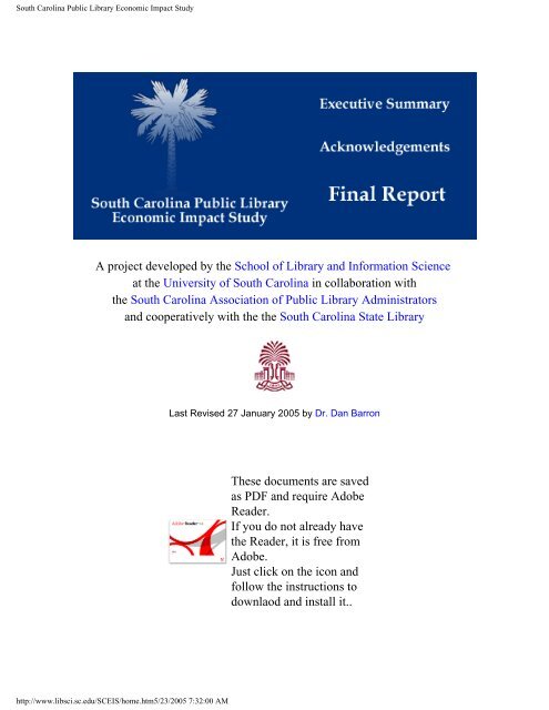 South Carolina Public Library Economic Impact Study - Illinois