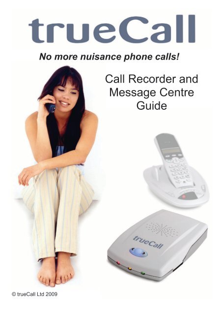 Call Recorder and Message Centre Guide - PMC Telecom