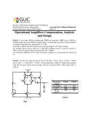 Sheet 9 - GUC - Faculty of Information Engineering & Technology