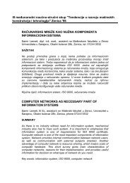 Računarske mreže kao komponenta informacionih sistema