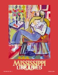 Full Text (PDF) - Mississippi Library Association