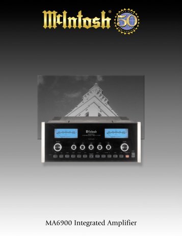 MA6900 Integrated Amplifier