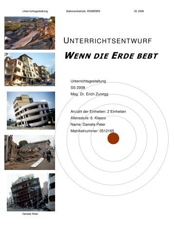 Stundenthema: Erdbeben