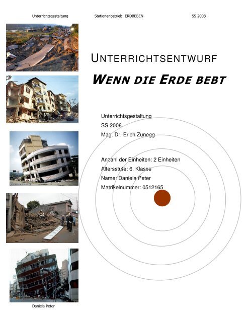 Stundenthema: Erdbeben