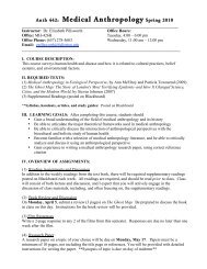 Syllabus - CSUF Anthropology - California State University, Fullerton