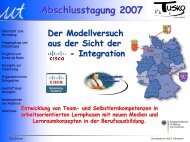 WS-2-1 Cisco-Integration SZUT Bremen (Kurt Eblinger)