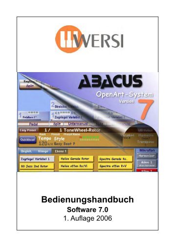 Abacus - Wersi Orgel Studio Thum, Orgeln Keyboard ...