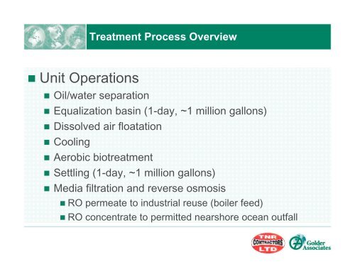 treatment of oilfield produced water for industrial reuse - WateReuse ...