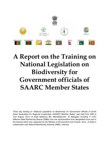 Report - National Biodiversity Authority