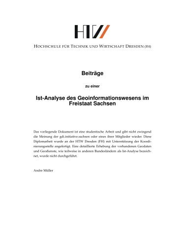 Beiträge - Geobasisinformation und Vermessung Sachsen ...