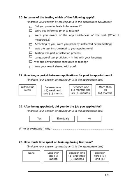 an evaluation of the recruitment and selection policy and practice in ...