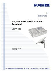 Hughes 9502 M2M BGAN Users Guide