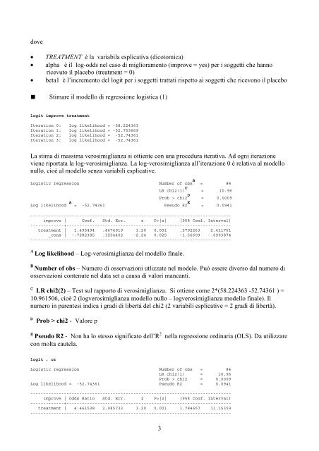 Applicazione Pratica Metodi per l'analisi di dati qualitativi binari