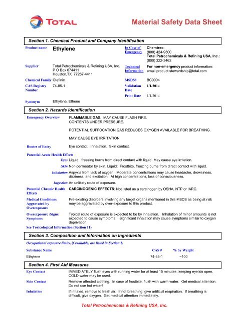 6148 Ethylene - Total Refining & Chemicals