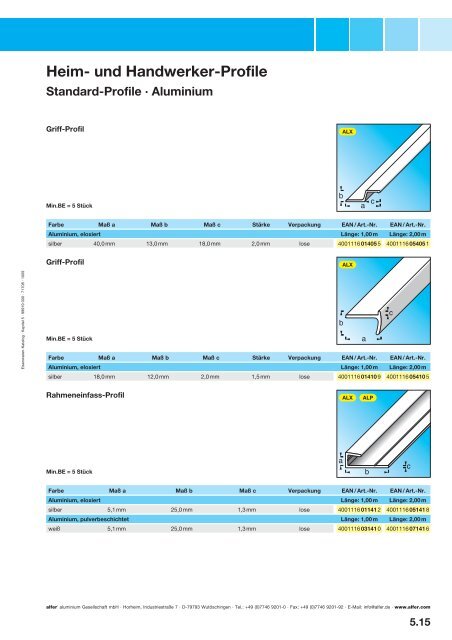 Eisenwaren-Katalog Ã‚Â· Kapitel 5 - alferÃ‚Â® Online-Katalog