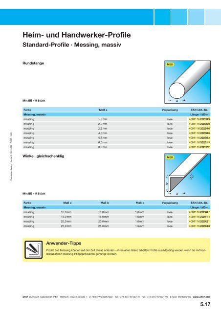 Eisenwaren-Katalog Ã‚Â· Kapitel 5 - alferÃ‚Â® Online-Katalog