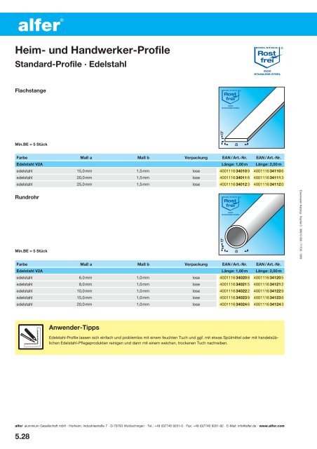 Eisenwaren-Katalog Ã‚Â· Kapitel 5 - alferÃ‚Â® Online-Katalog