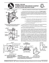 model fsd-rd combination fire/smoke damper installation instructions