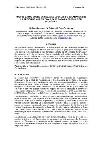 Descargar la comunicaciÃ³n completa - Sociedad EspaÃ±ola de ...